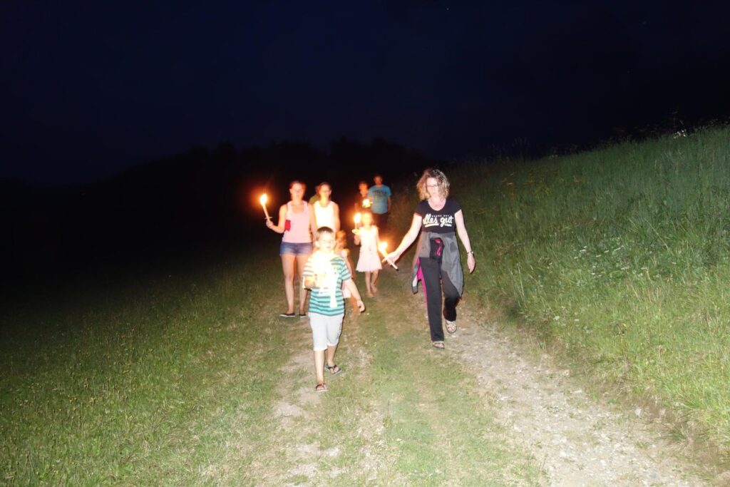 Fackelwanderung in Kärnten - Gasthof Pension Thomashof