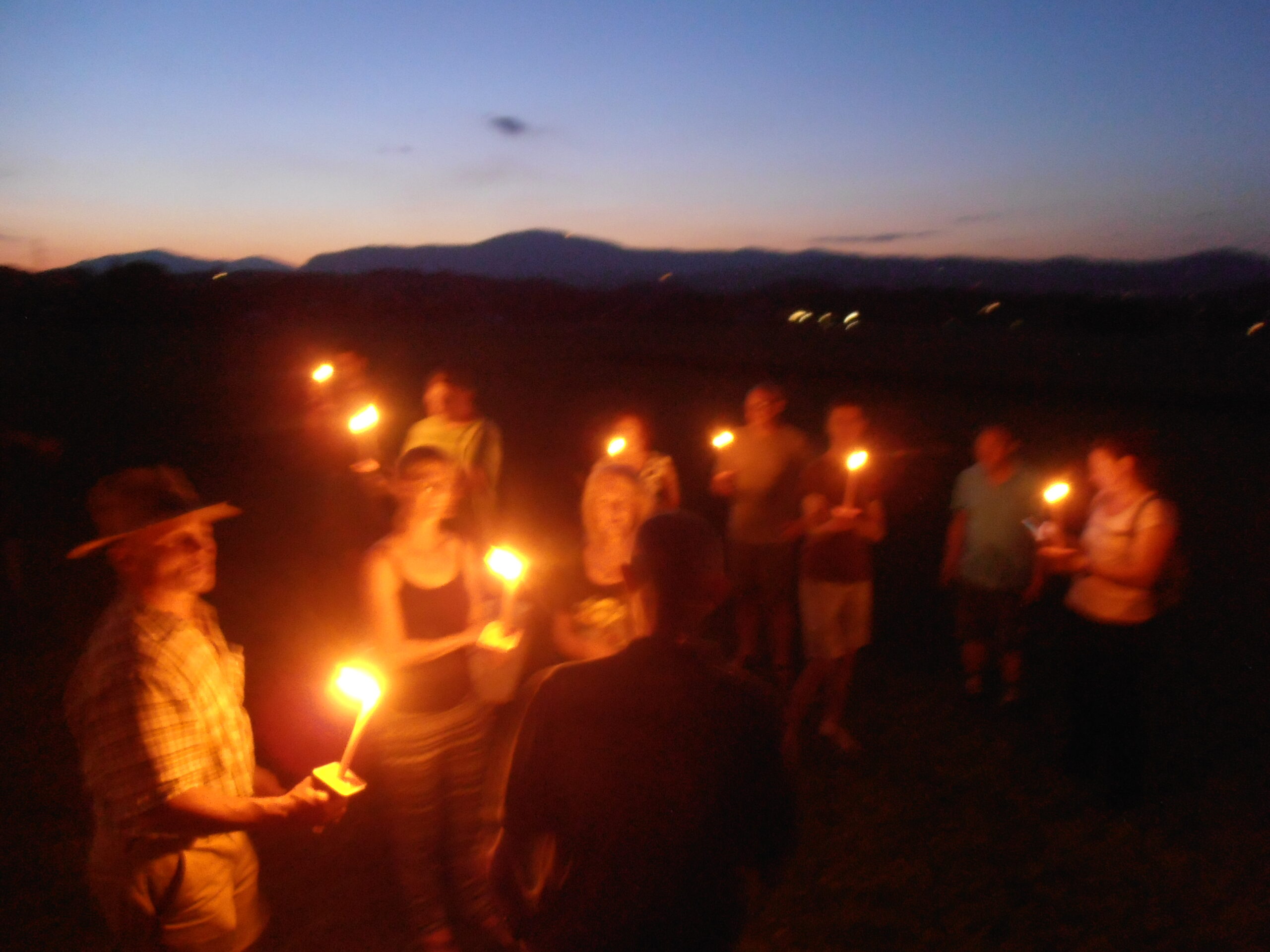 Fackelwanderung im Rosental Gasthof Thomashof Kärnten