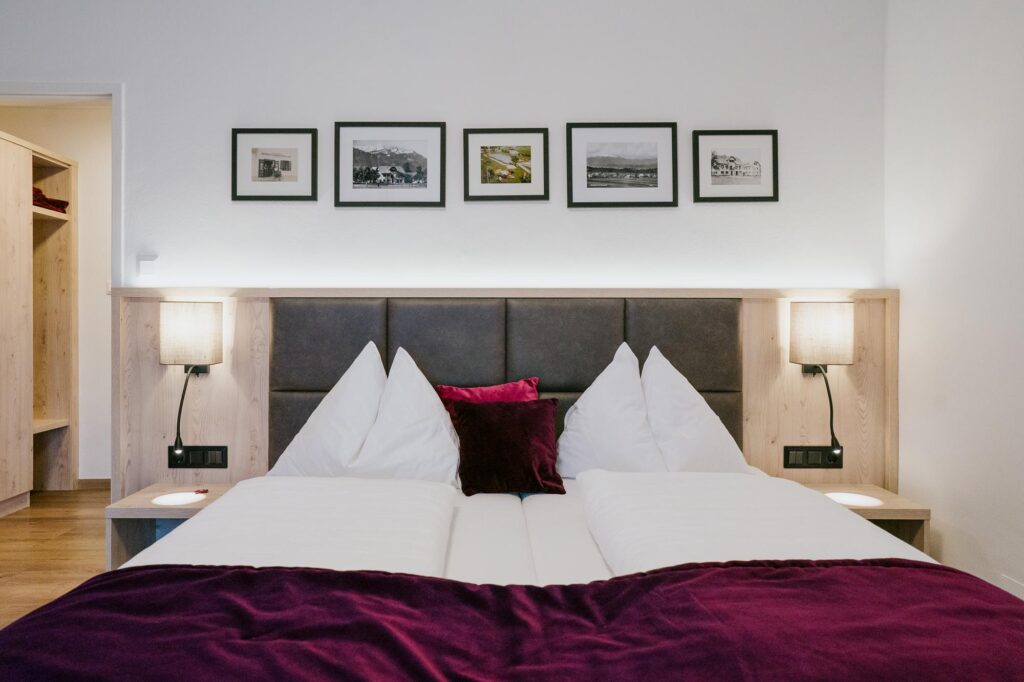 Doppelzimmer mit Westbalkon im Thomashof - Kärnten Rosental