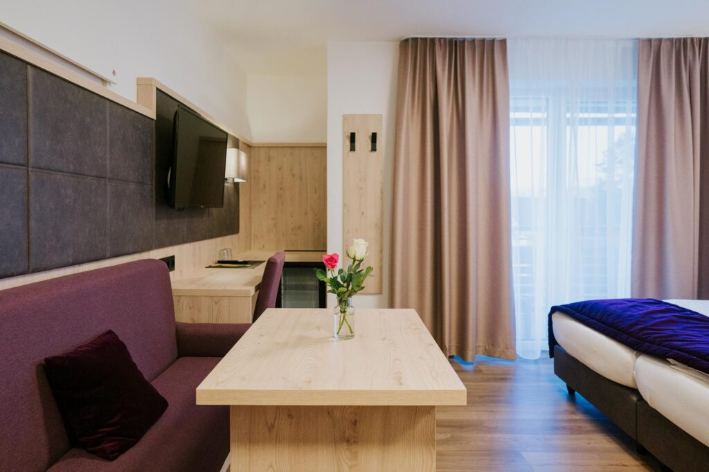 Doppelzimmer mit Westbalkon im Thomashof - Kärnten Rosental